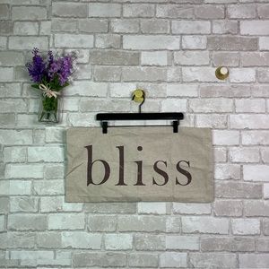 BLISS Linen Style Accent Throw Pillow Cover